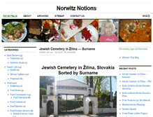 Tablet Screenshot of norwitz.net